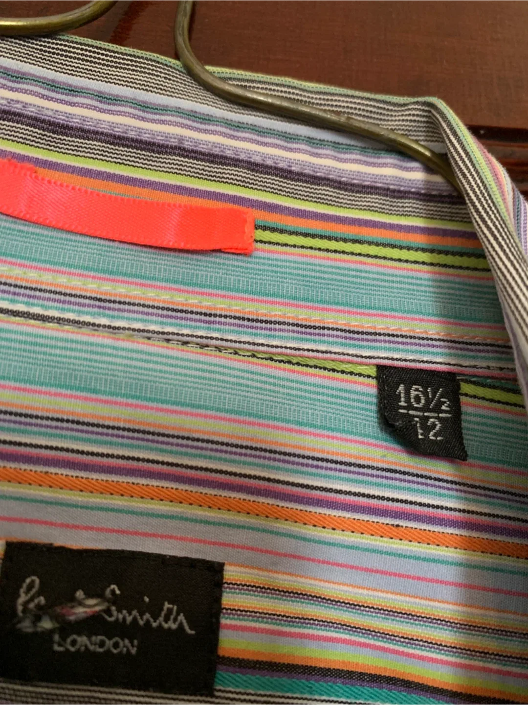 Paul Smith London Striped Dress Shirt - Size 16 1/2 image indicator(2)