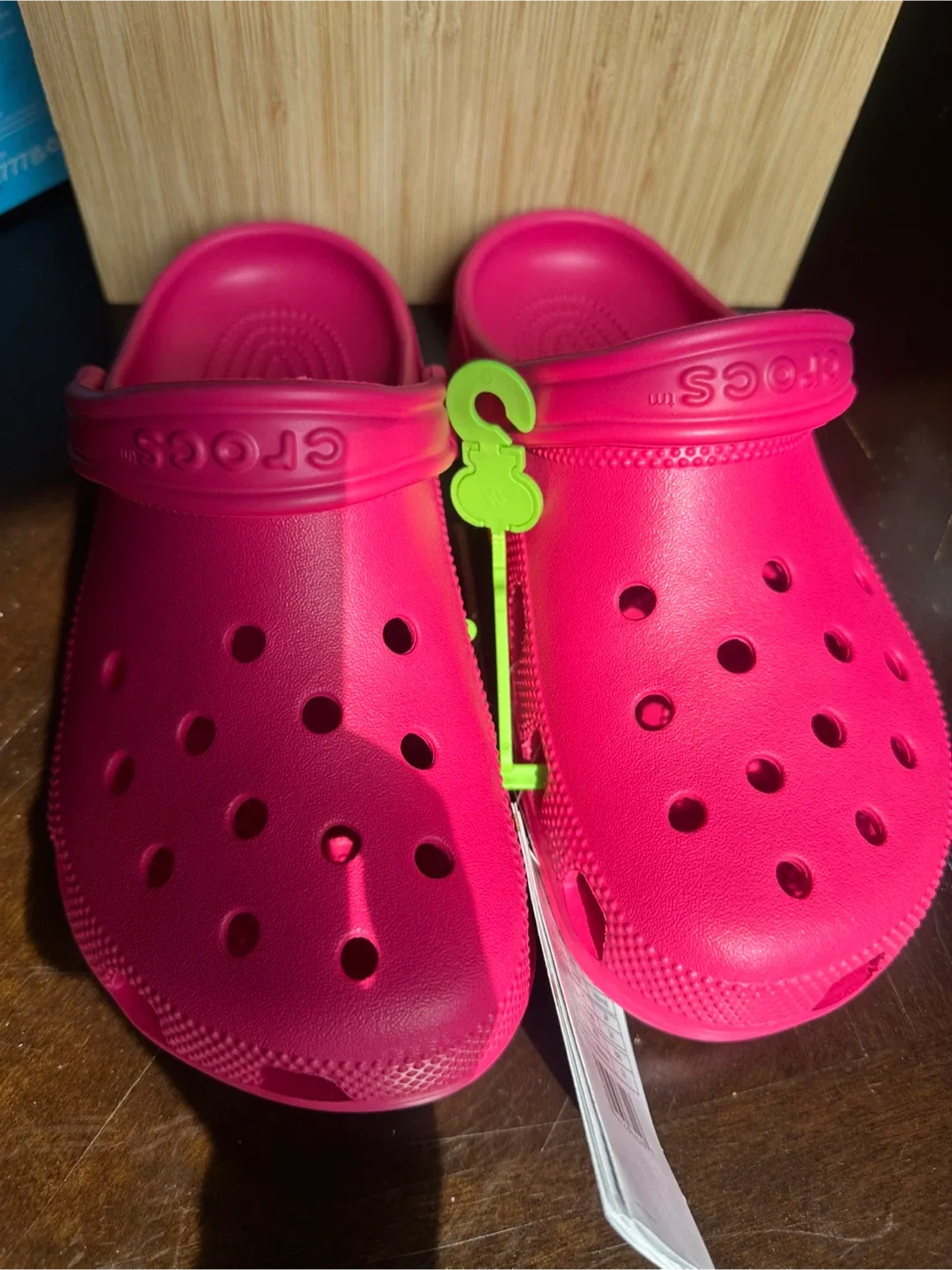 New Crocs Classic Clog - Pink, Size 8 thumbnail