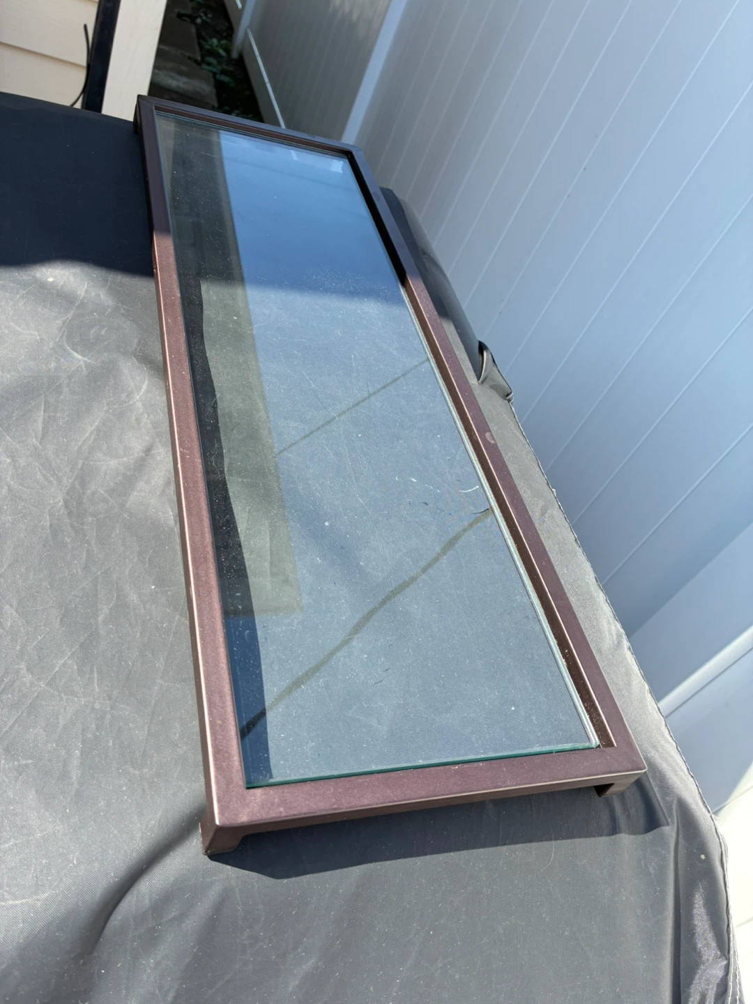 Brown Framed Glass Shelf - photo 2
