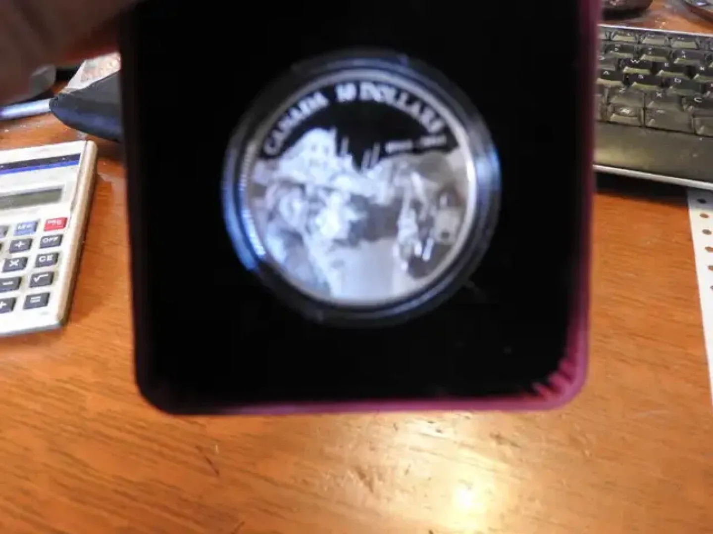 Royal Canadian Mint 2014 $10 Fine Silver D-Day Coin image indicator(4)