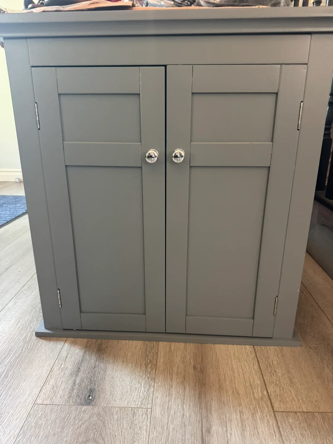 GREY BATHROOM MEDICINE STORAGE CABINET thumbnail