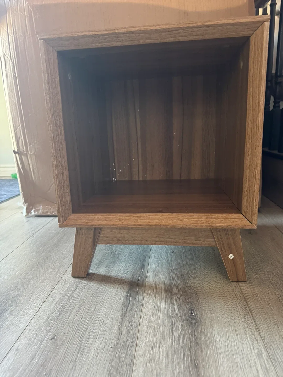 BEDSIDE TABLE NIGHTSTAND- MISSING DRAWER thumbnail