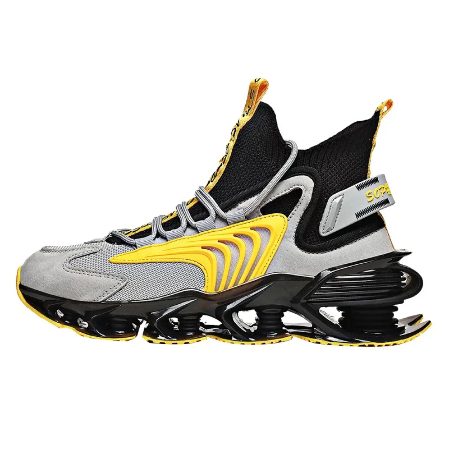 Stylish Men's High-Top Fashion Sneakers image indicator(6)