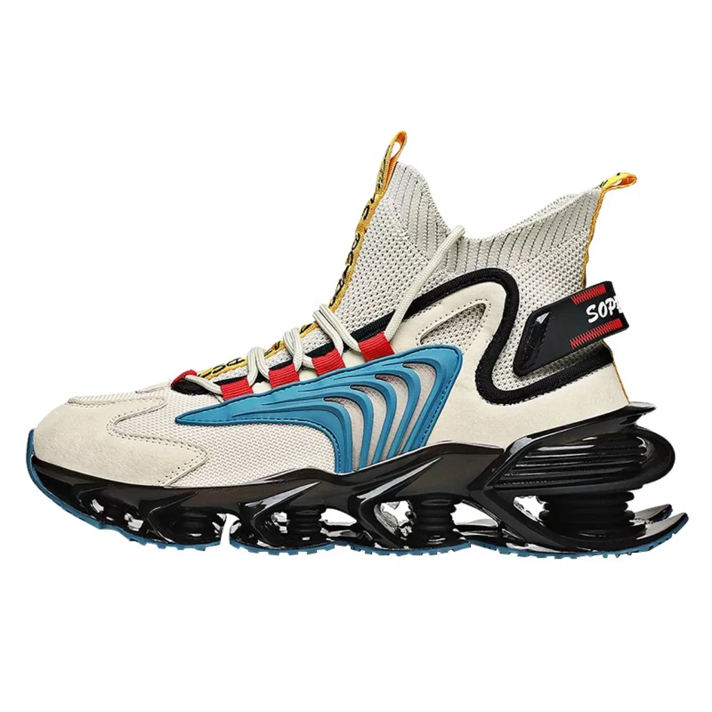 Stylish Men's High-Top Fashion Sneakers image indicator(2)