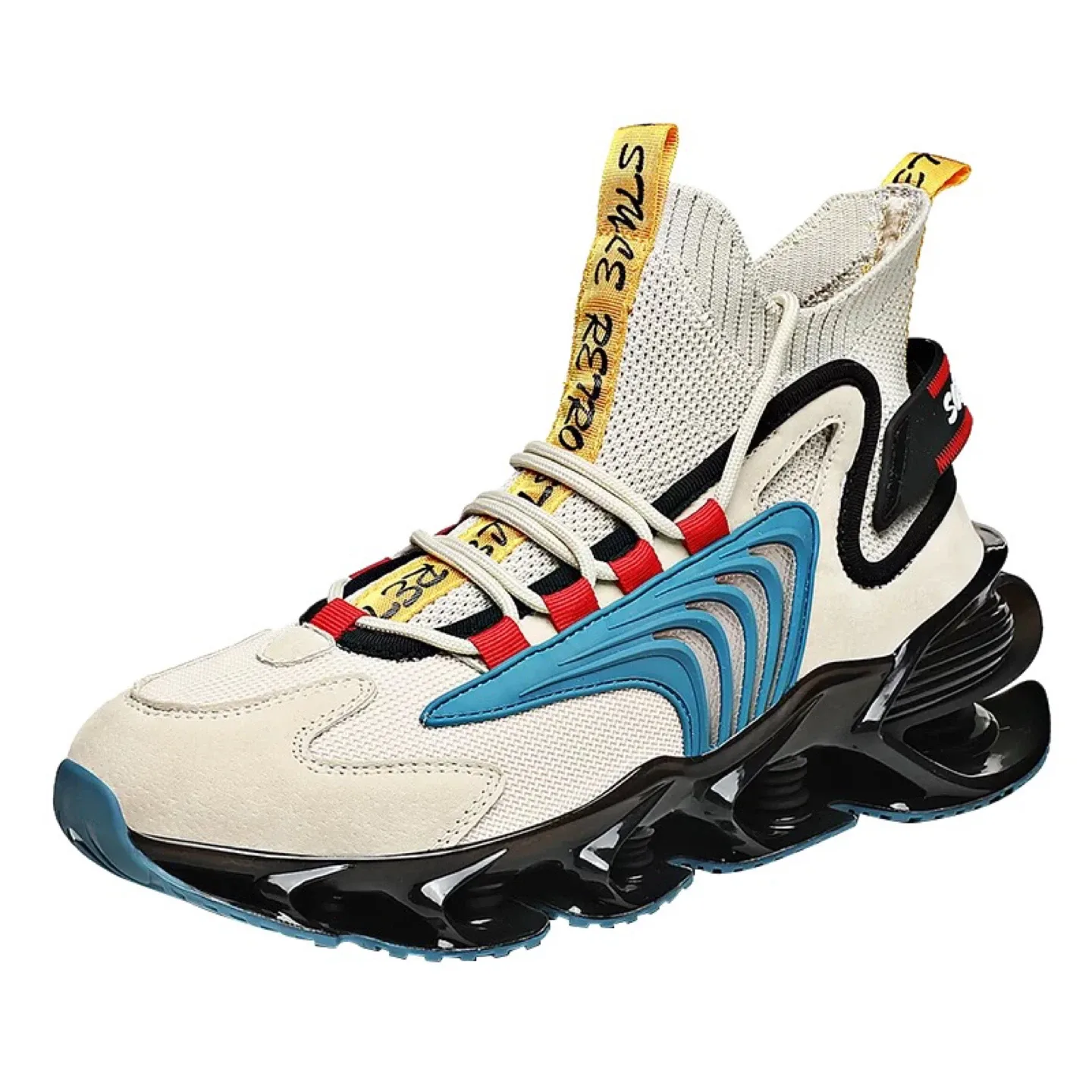 Stylish Men's High-Top Fashion Sneakers image indicator(3)