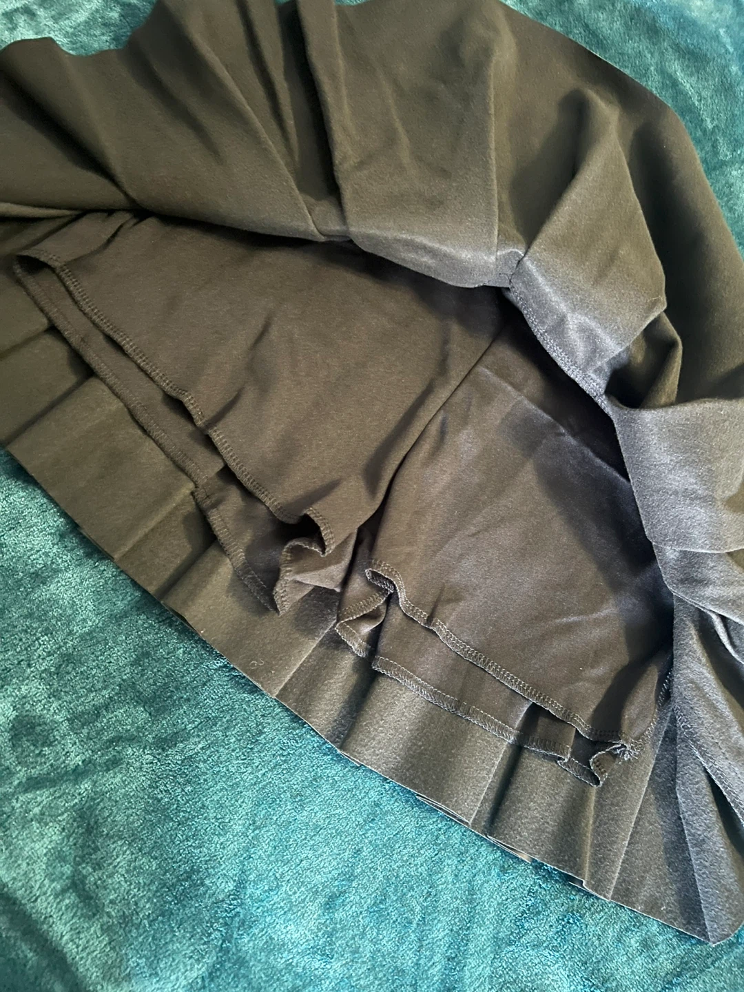 Fashion Nova Black Pleated Mini Skirt - Size M - photo 3