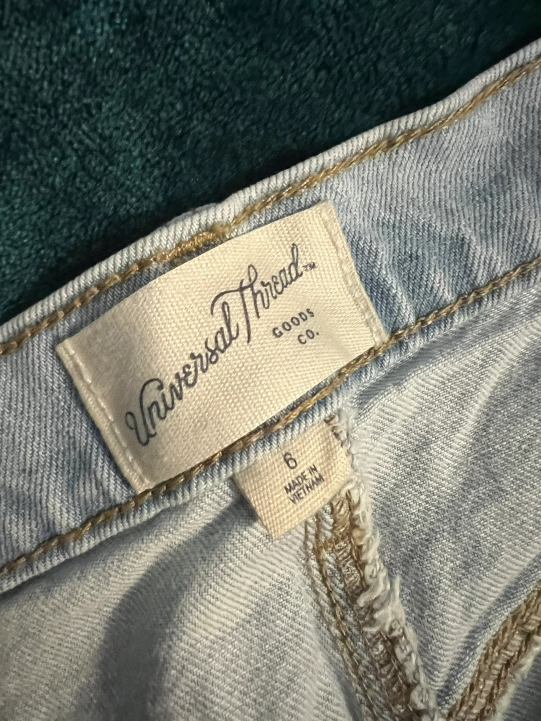 Universal Thread Denim Maxi Skirt - Size 6 - photo 3