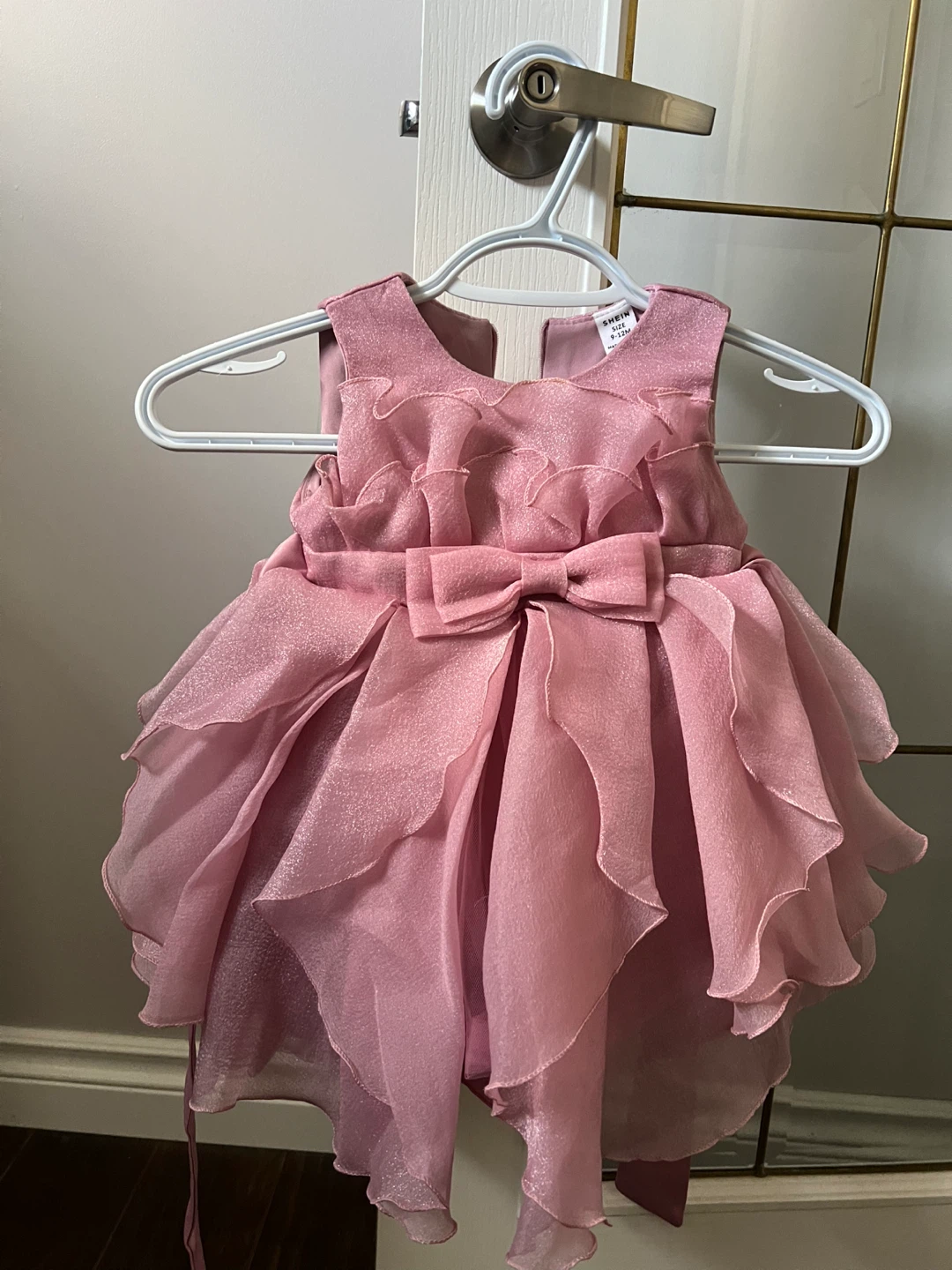 Dusty rose Baby Dress, Size 9-12M - photo 2