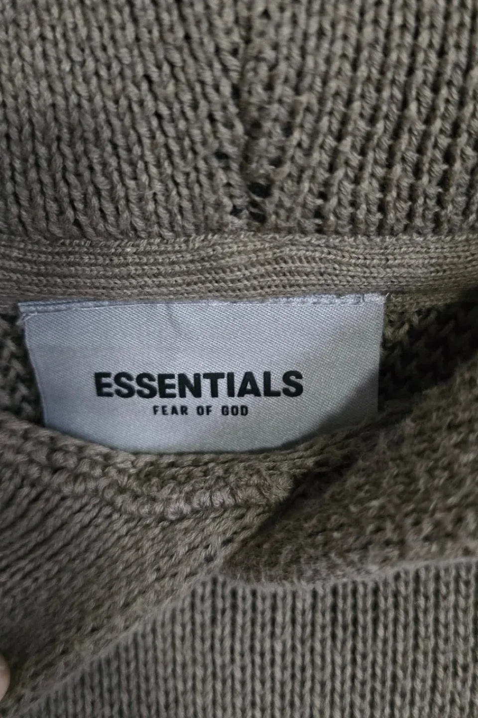 Essentials Fear of God Knit Hoodie - Size Small image indicator(3)