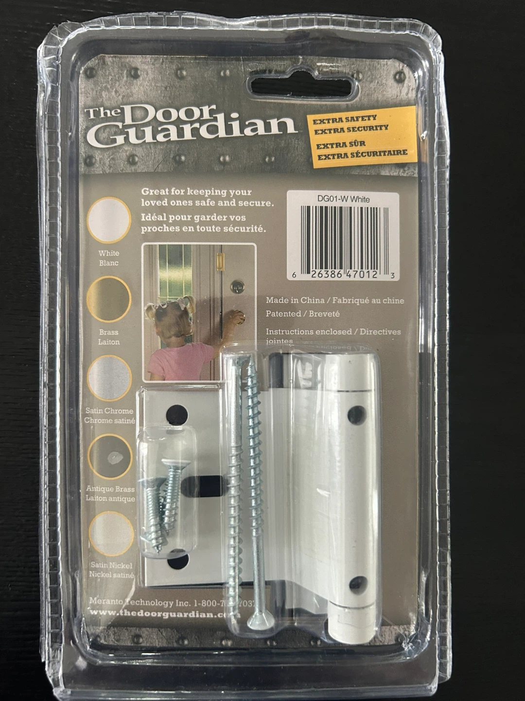 🥕 The Door Guardian DG01-W White - Extra Security - photo 2