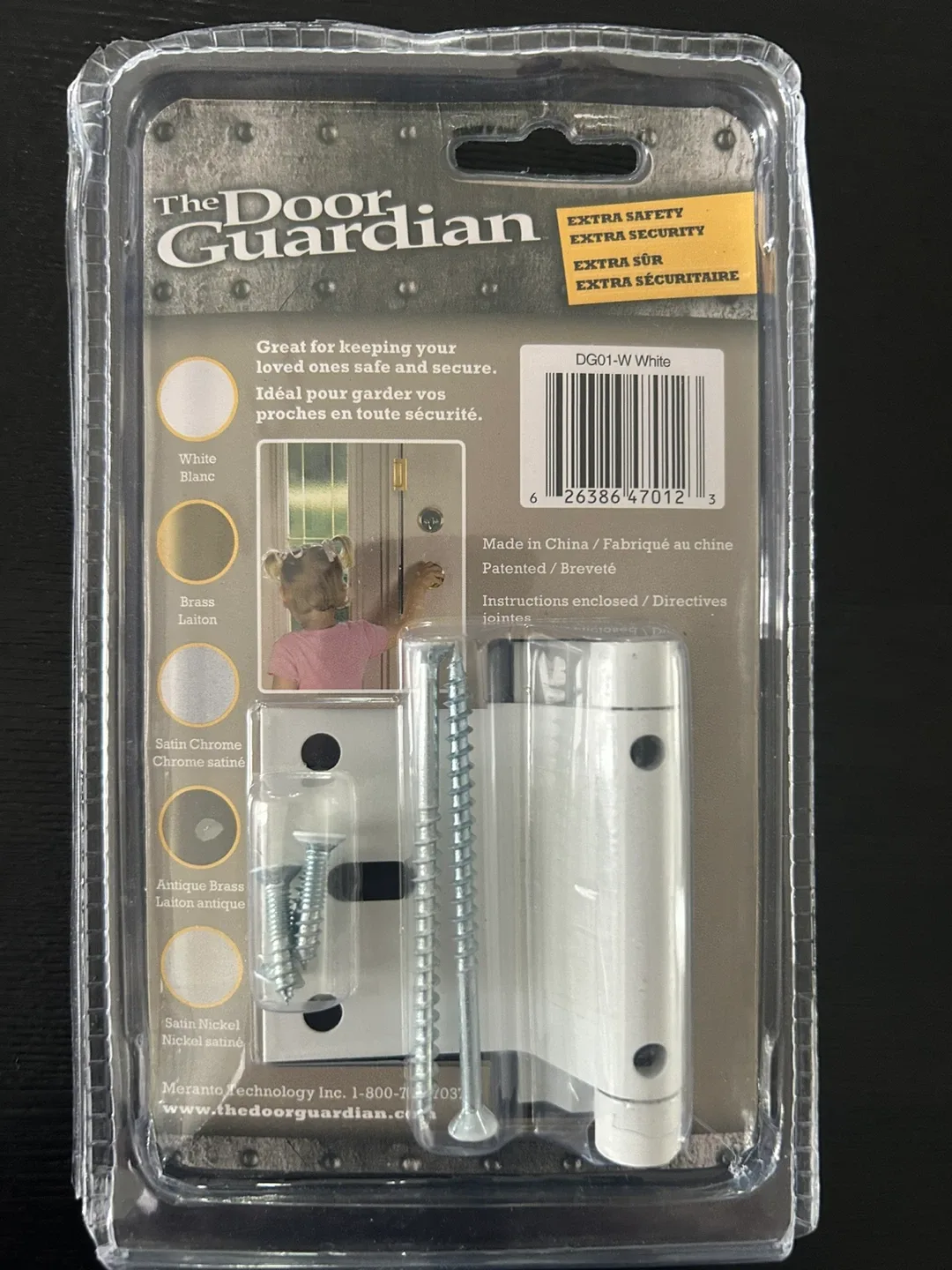 The Door Guardian DG01-W White - Extra Security image indicator(2)