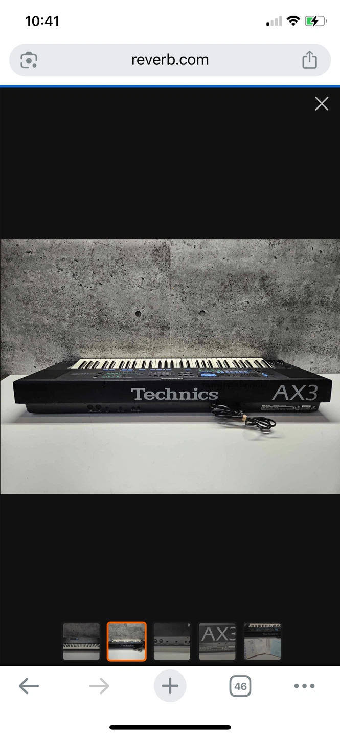 Technics AX3 Synthesizer Keyboard