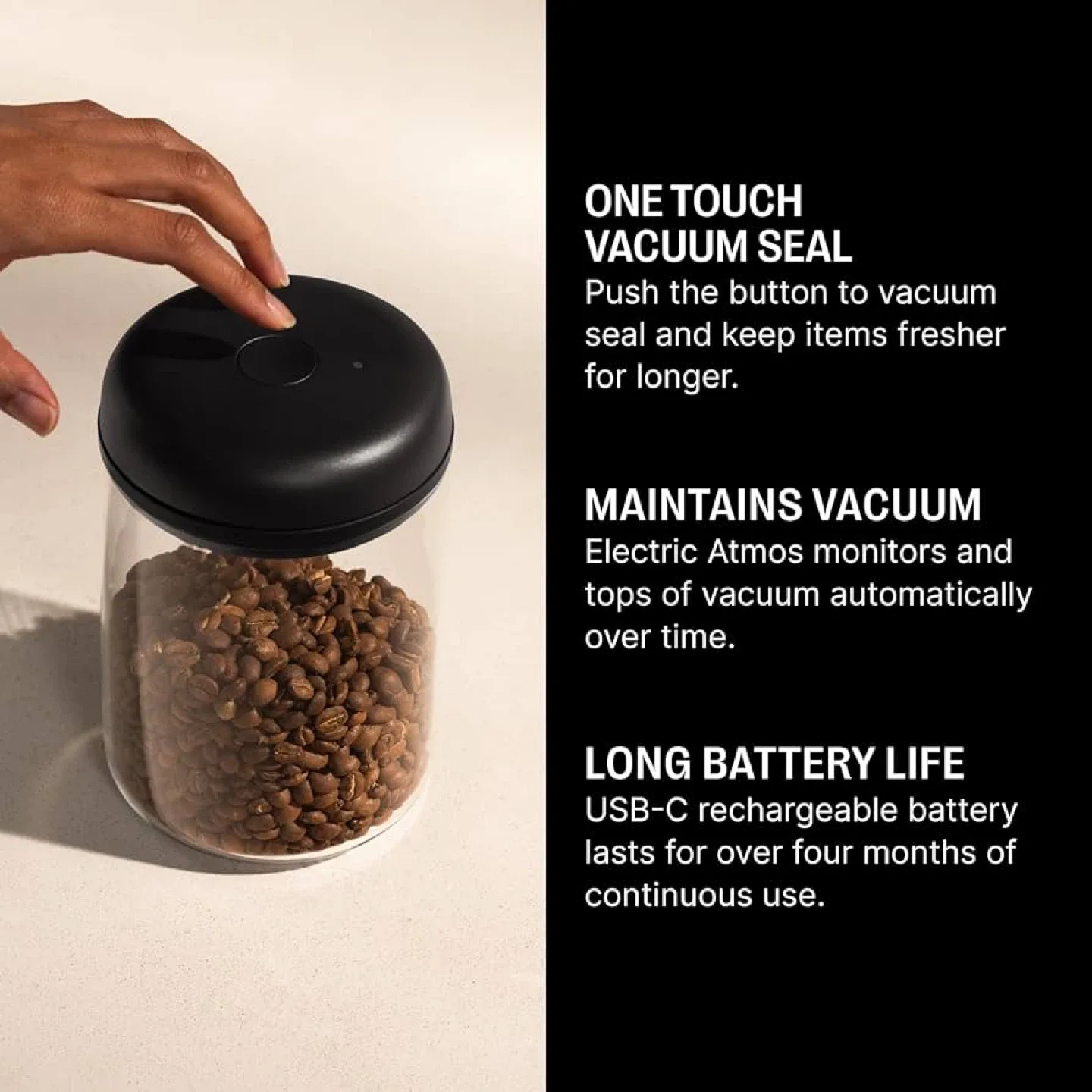 Fellow Electric Atmos Vacuum Canister - 0.7 Liters image indicator(3)