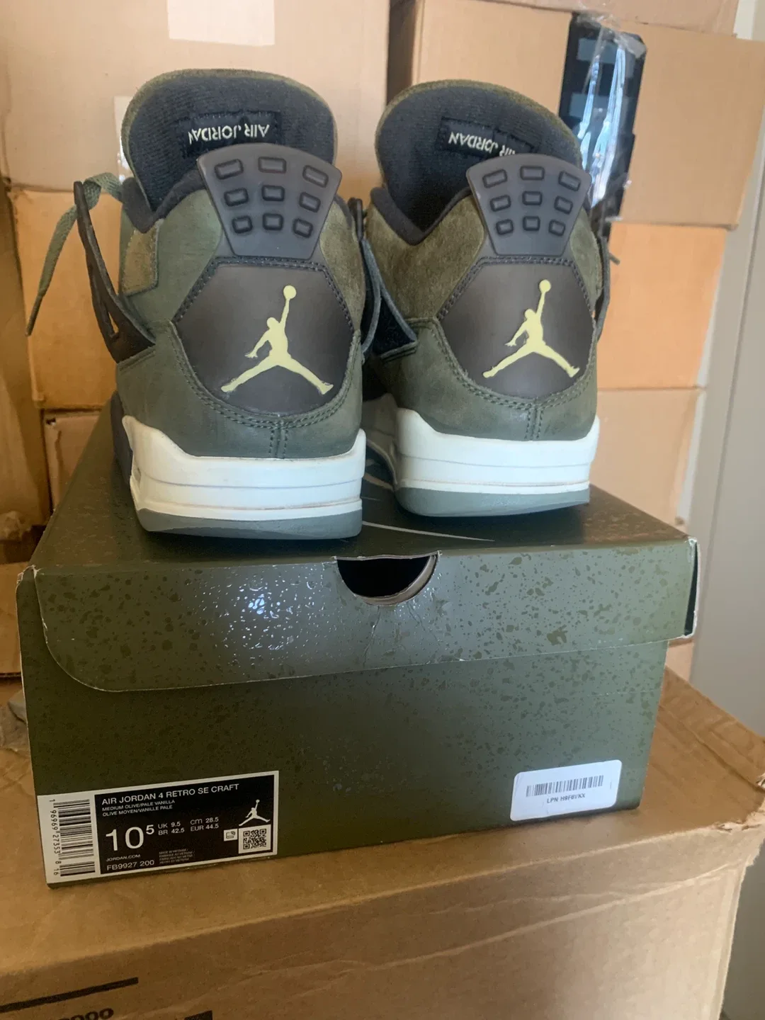 Jordan 4 Retro SE Craft Olive Size 10.5 image indicator(5)