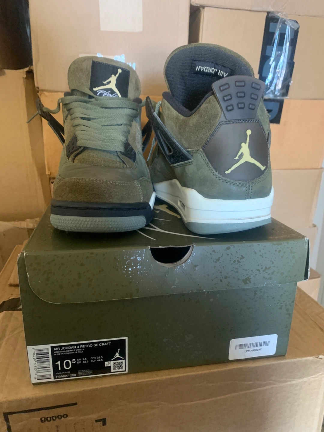 Jordan 4 Retro SE Craft Olive Size 10.5 - photo 4