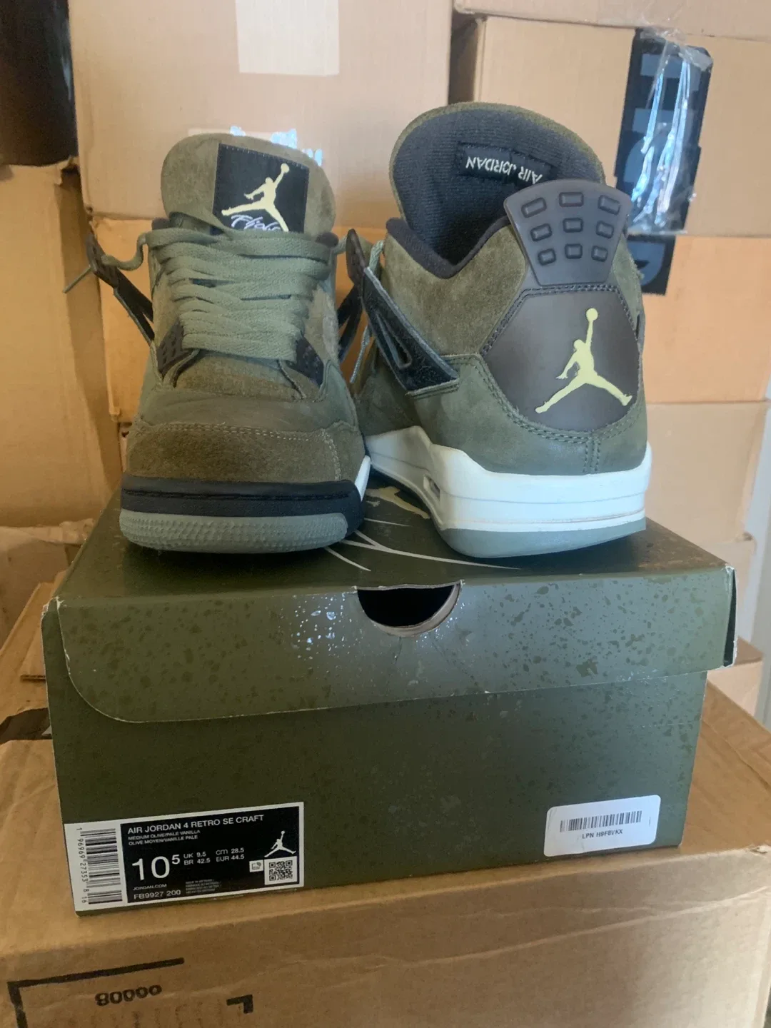 Jordan 4 Retro SE Craft Olive Size 10.5 image indicator(4)