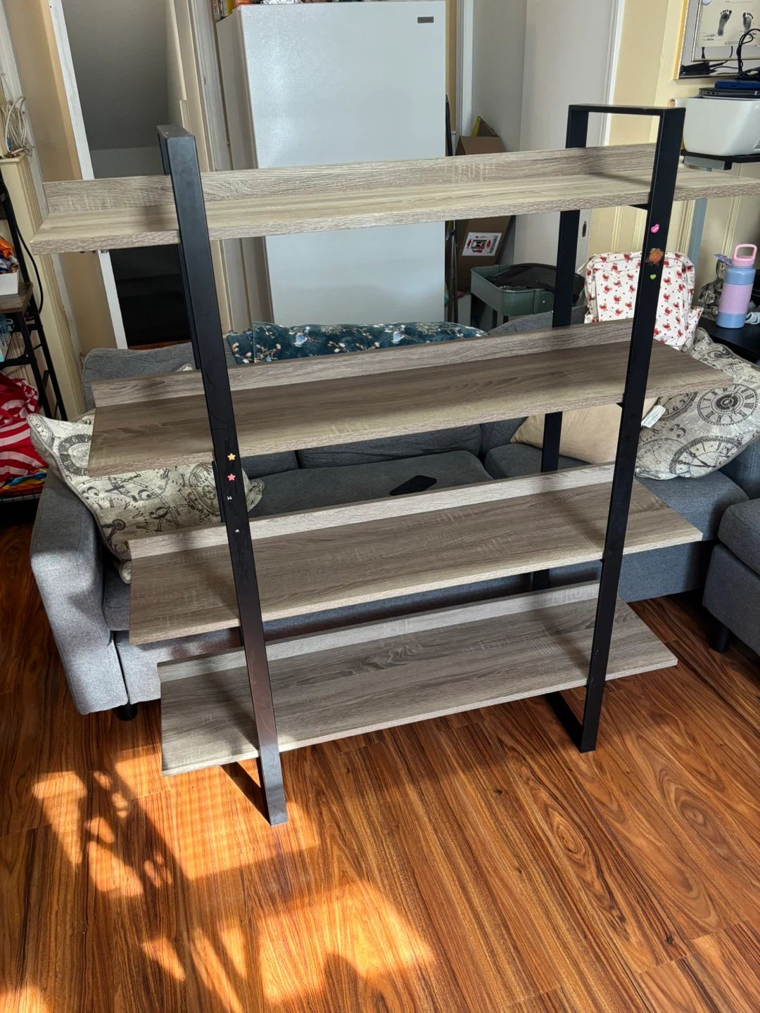 Wood & Metal Bookshelf - photo 2