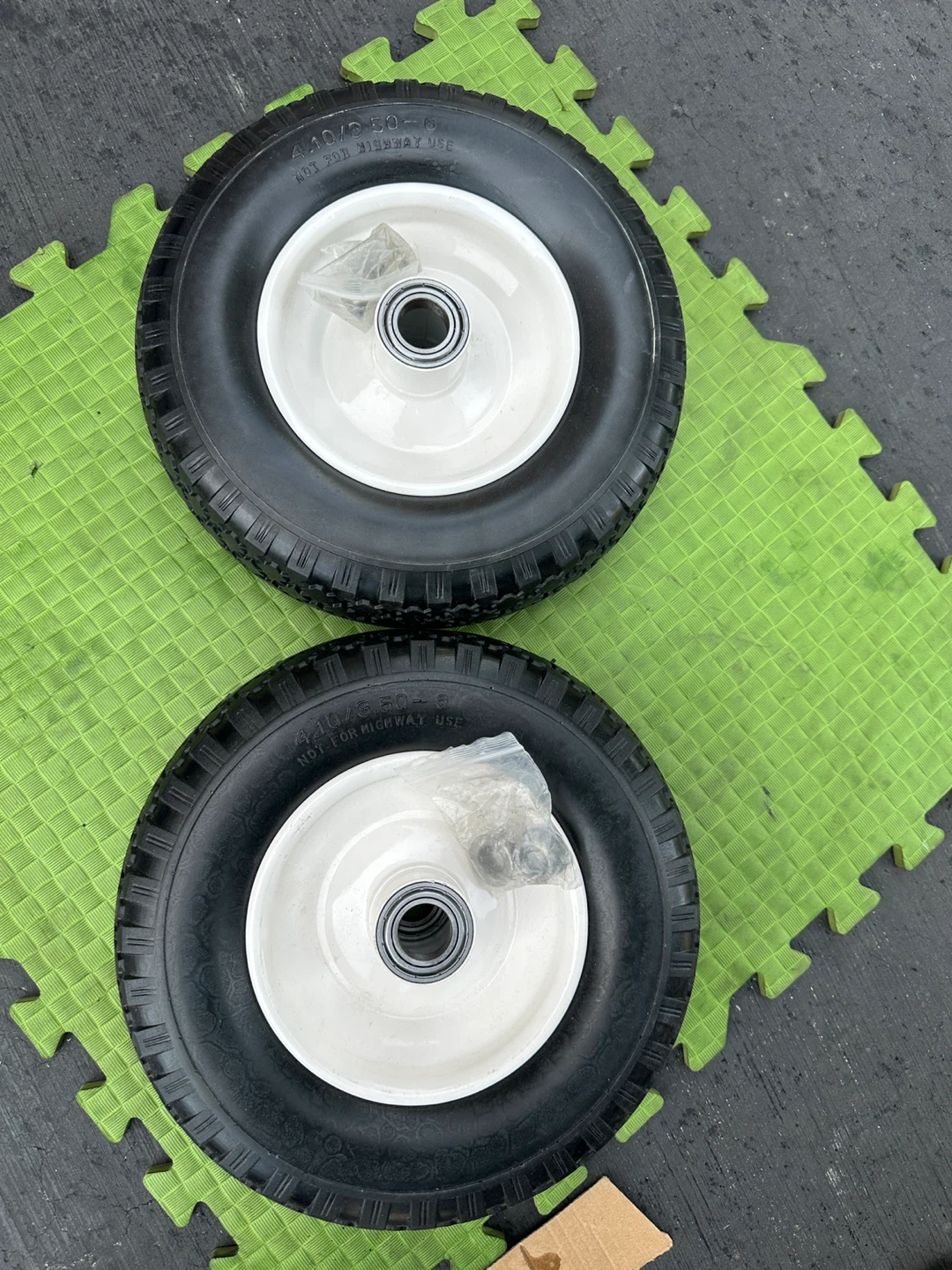 Two 4.10/3.50-6 Tires - Not for Highway Use - photo 2