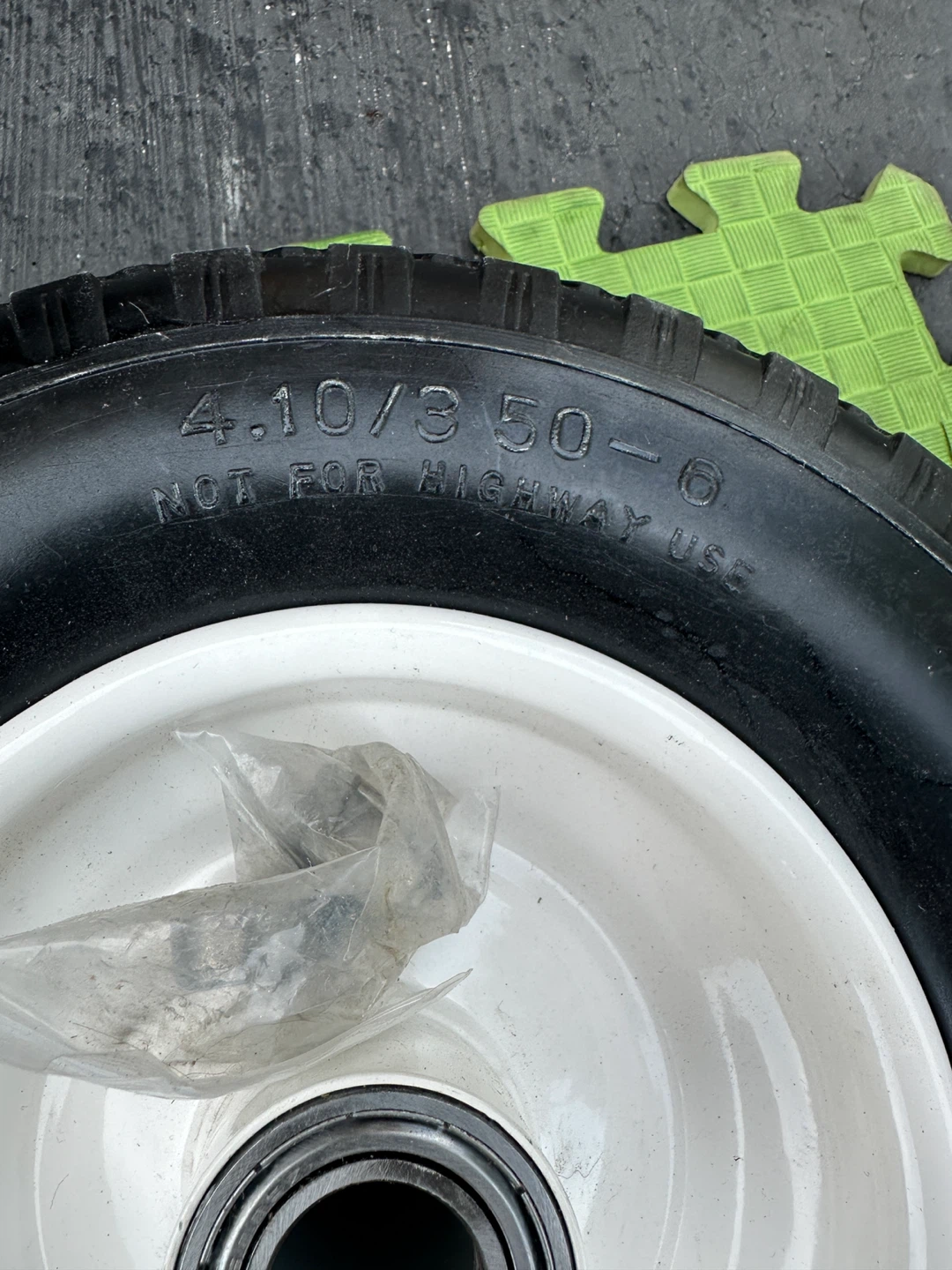 Two 4.10/3.50-6 Tires - Not for Highway Use - photo 5