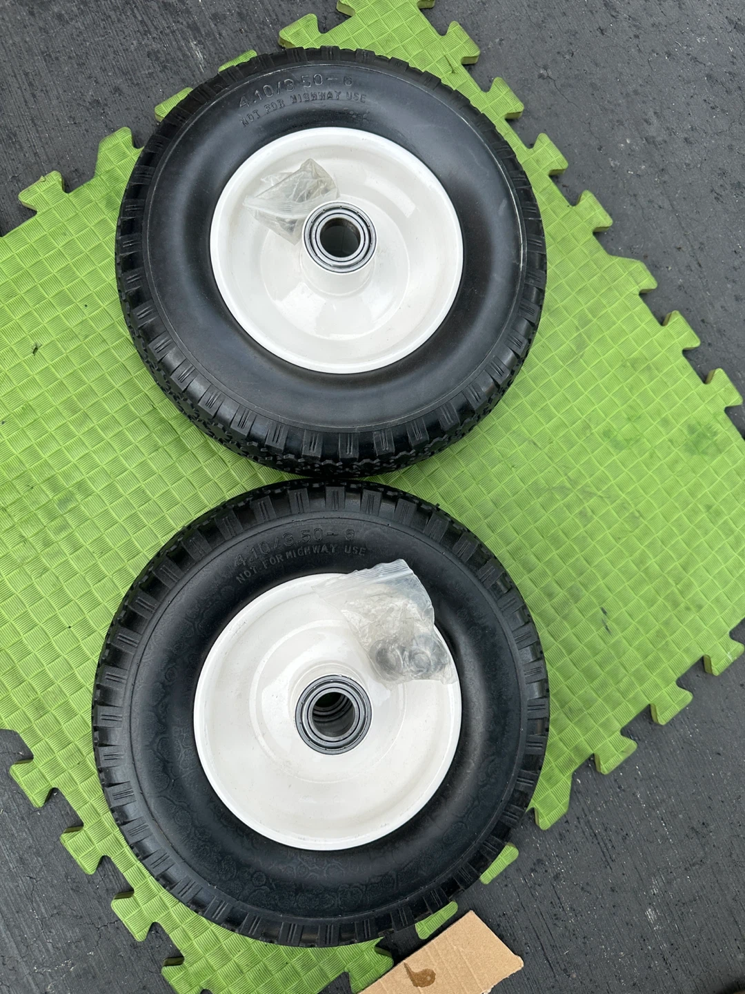 Two 4.10/3.50-6 Tires - Not for Highway Use - photo 3