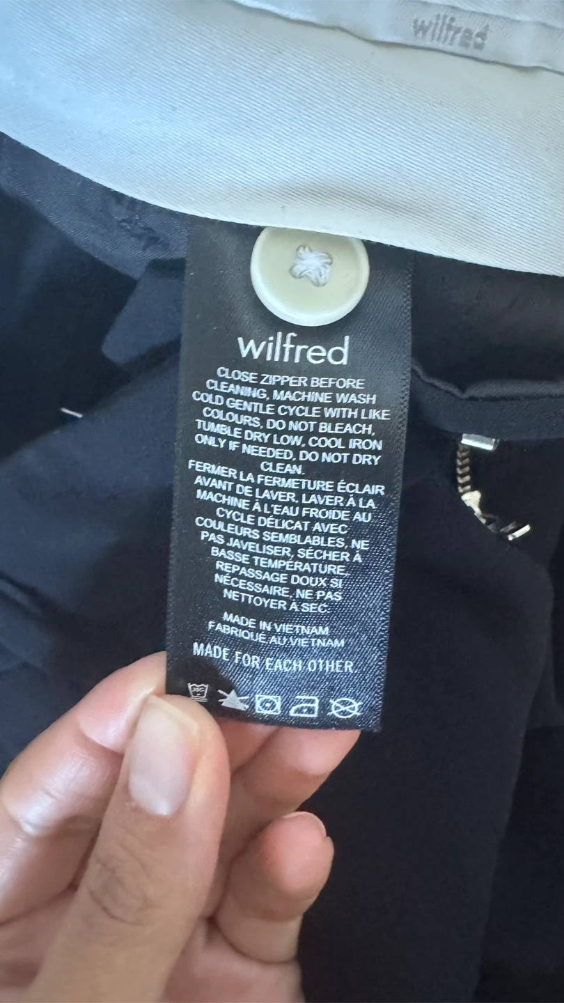 Wilfred The Effortless Pant - Size 0, Black - photo 3