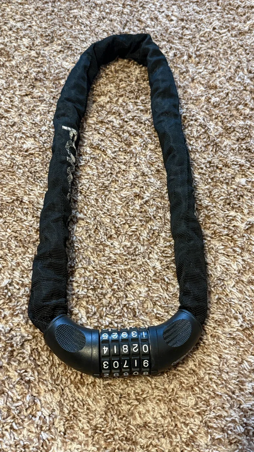 Foneso Bike Lock Chain - Black thumbnail