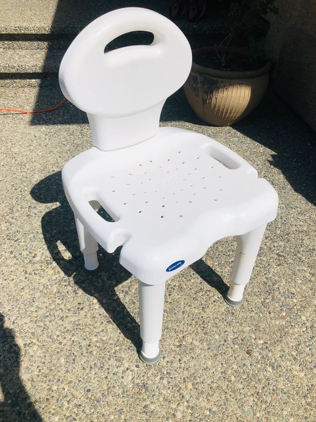 Invacare Shower Chair with Back thumbnail