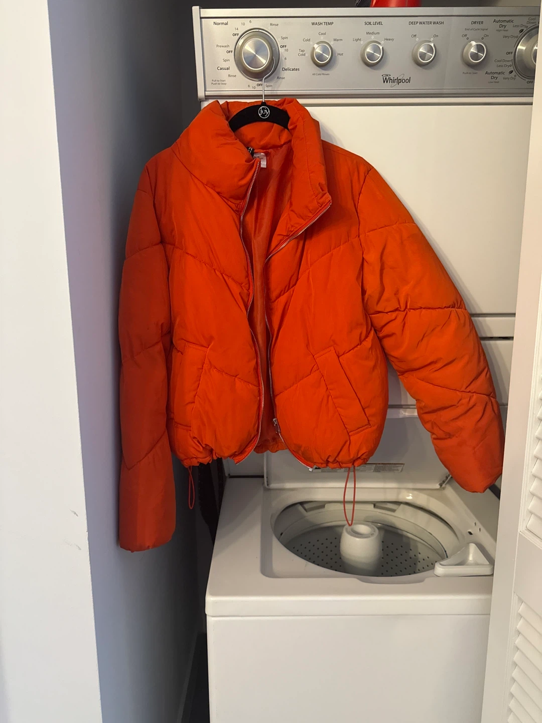 H&M Orange Puffer Jacket