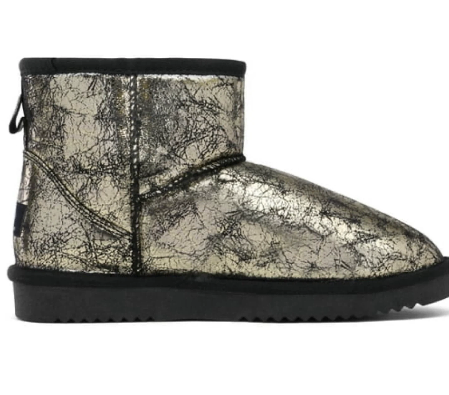 NEW! Dream Pairs Size 10 Metallic Ankle Snow Winter Boots - photo 2