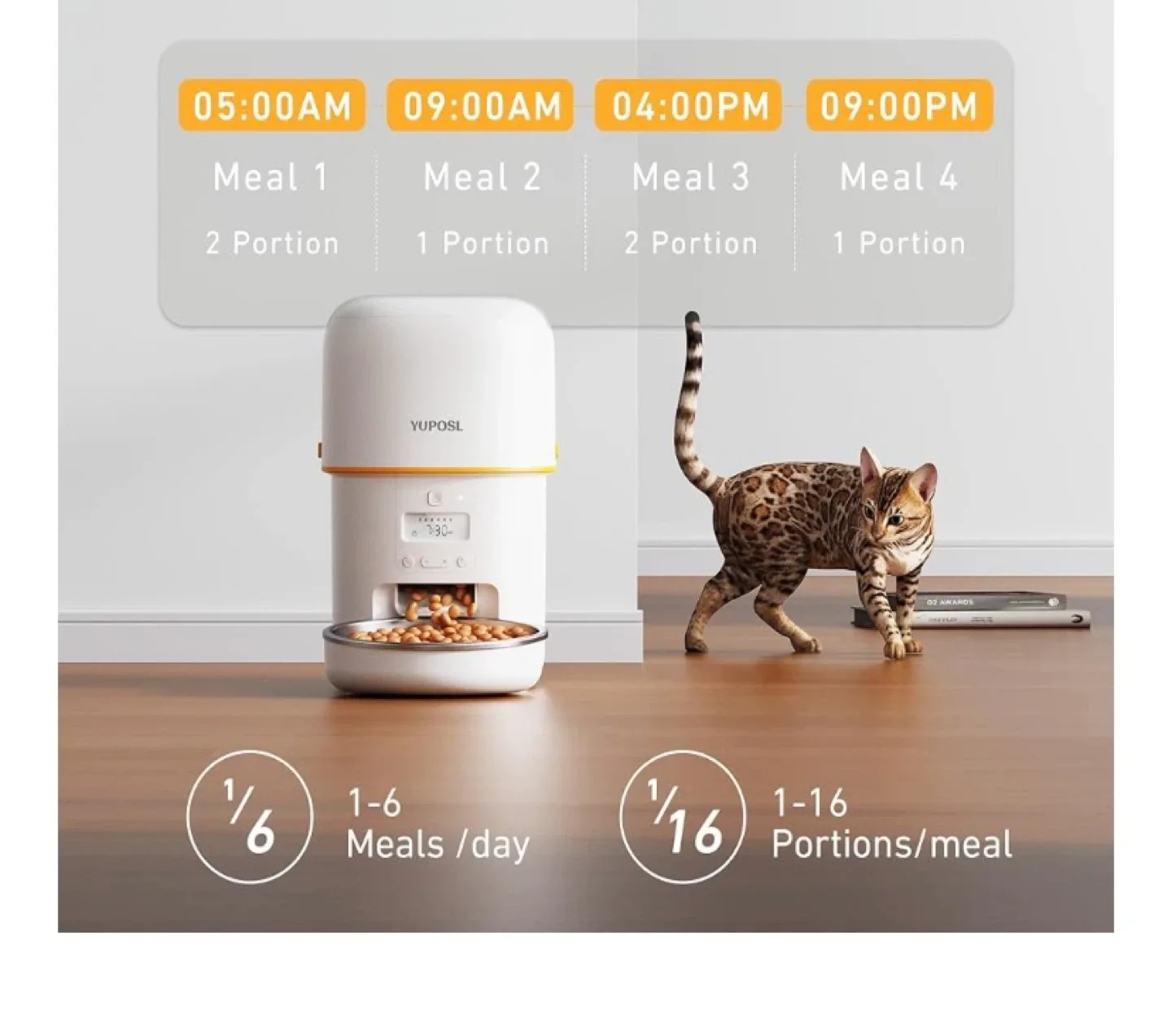 YUPOSL Automatic Pet Feeder