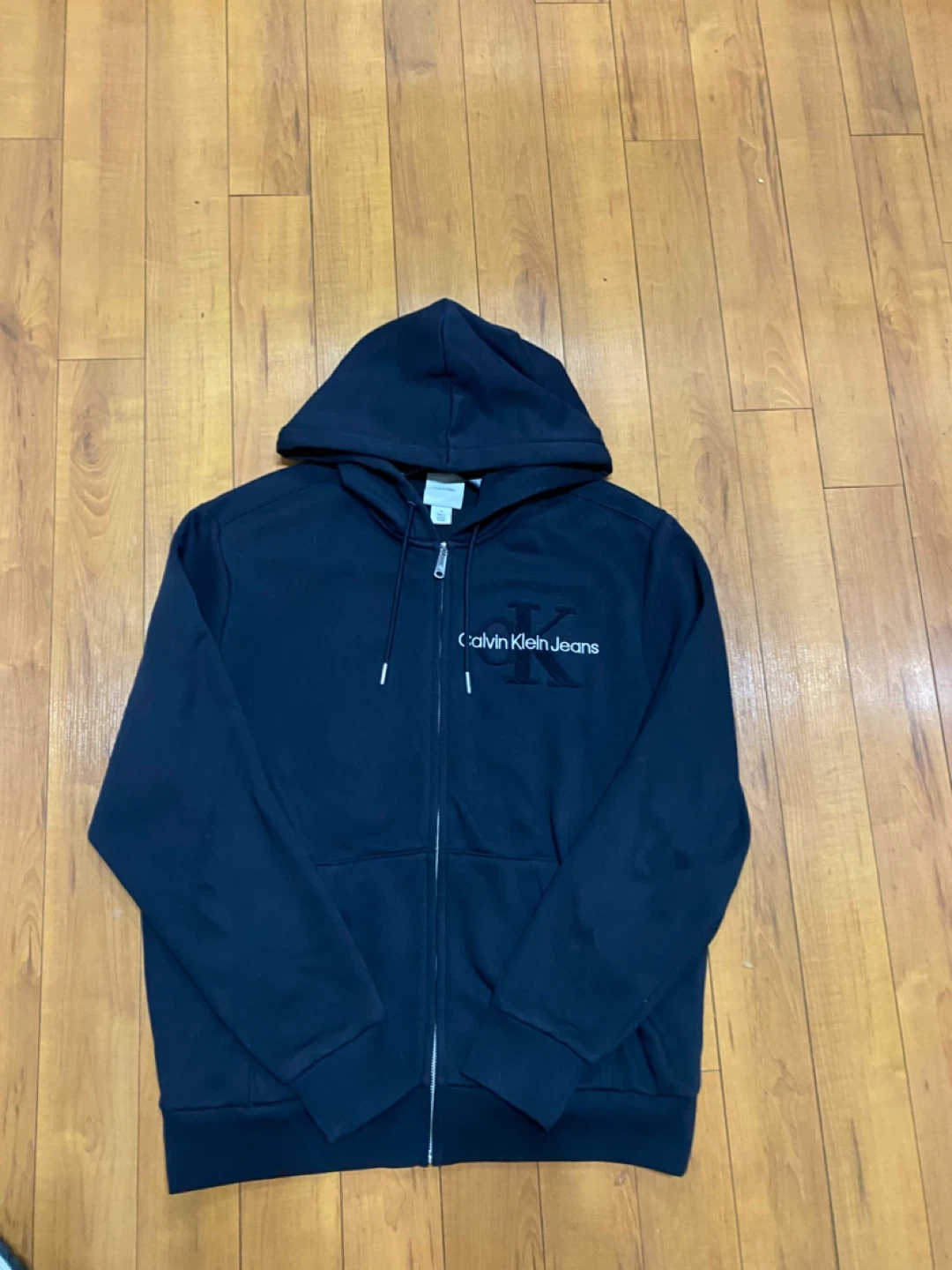 Calvin Klein Jeans Black Zip-Up Hoodie