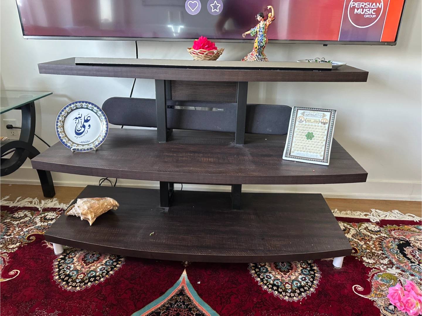 TV Stand - Dark Wood