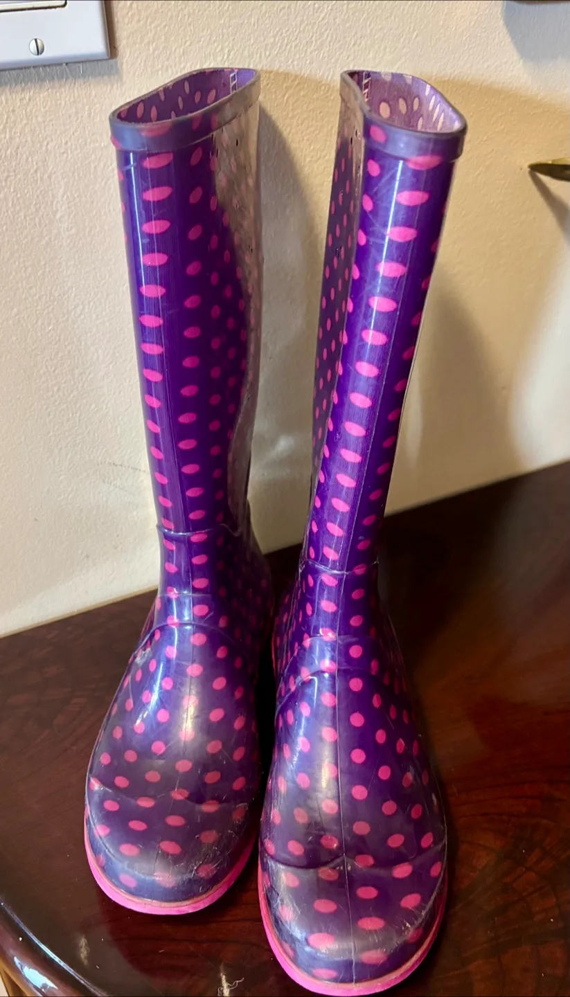 Girls tall rain boots image indicator(3)