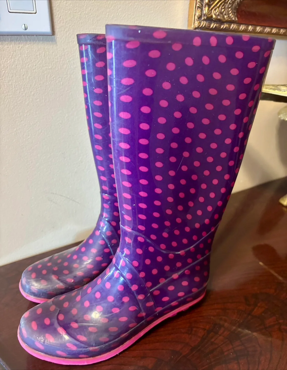 Girls tall rain boots image indicator(2)