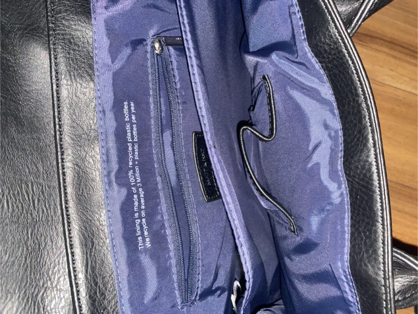 Matt & Nat Black Tote Bag image indicator(2)