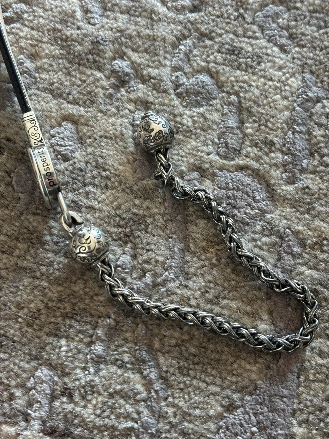 Brighton 32” B4003 black leather belt image indicator(3)