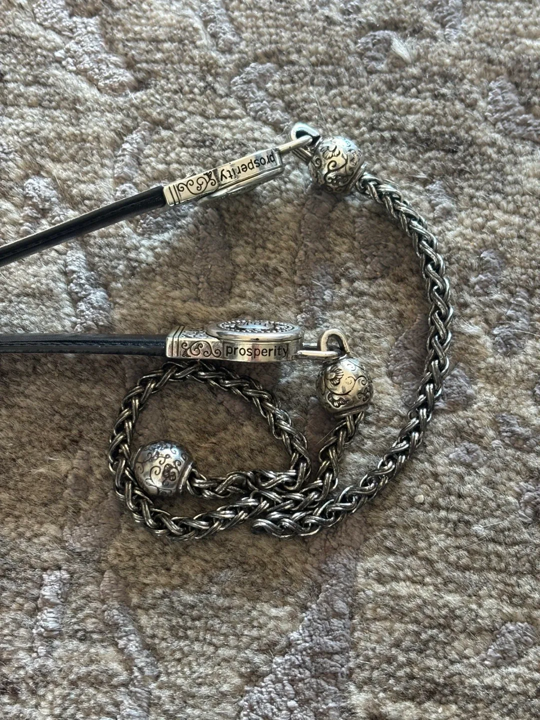 Brighton 32” B4003 black leather belt image indicator(2)