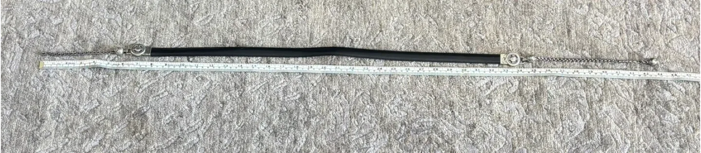 Brighton 32” B4003 black leather belt image indicator(5)