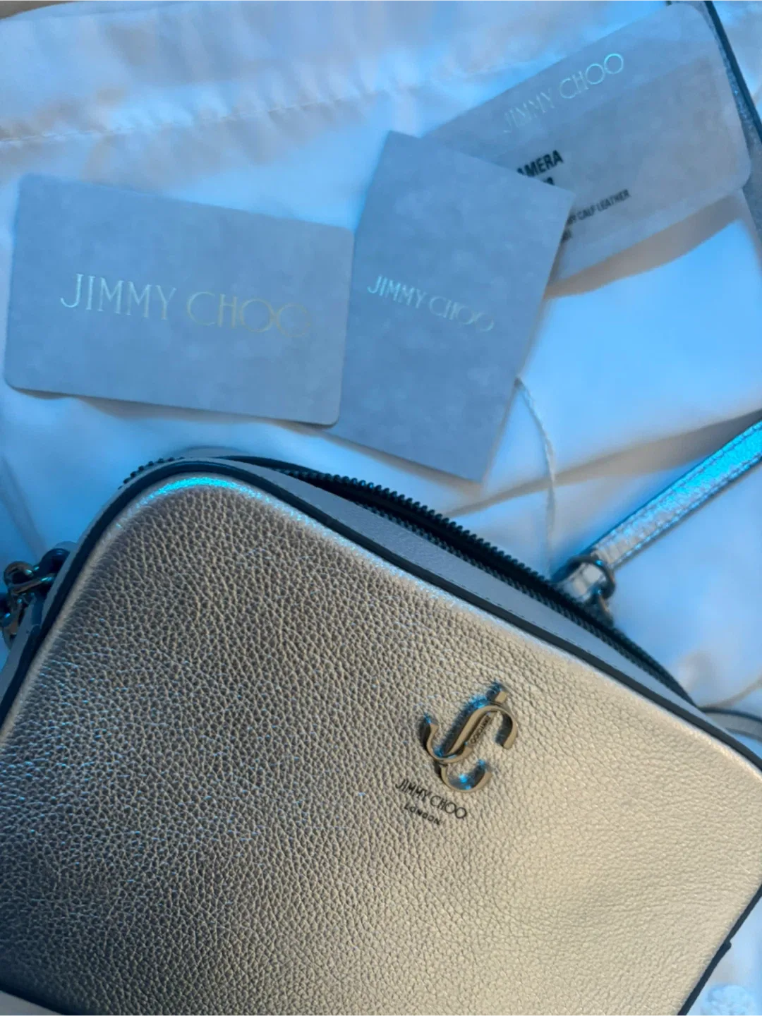 BRAND NEW Jimmy Choo Bag - Silver image indicator(4)