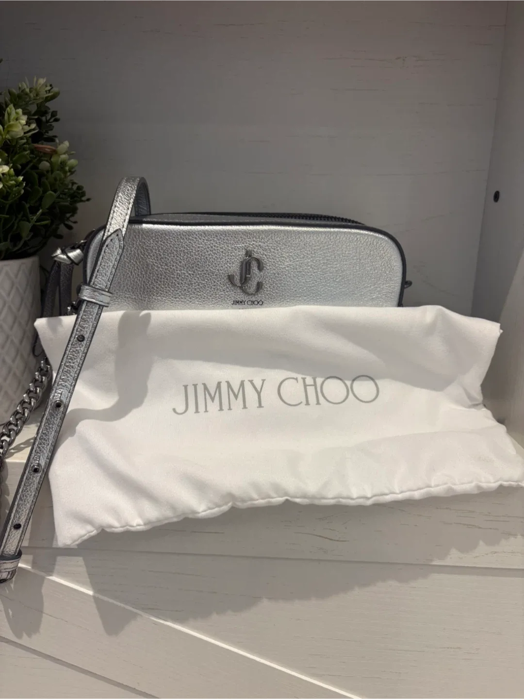BRAND NEW Jimmy Choo Bag - Silver image indicator(2)