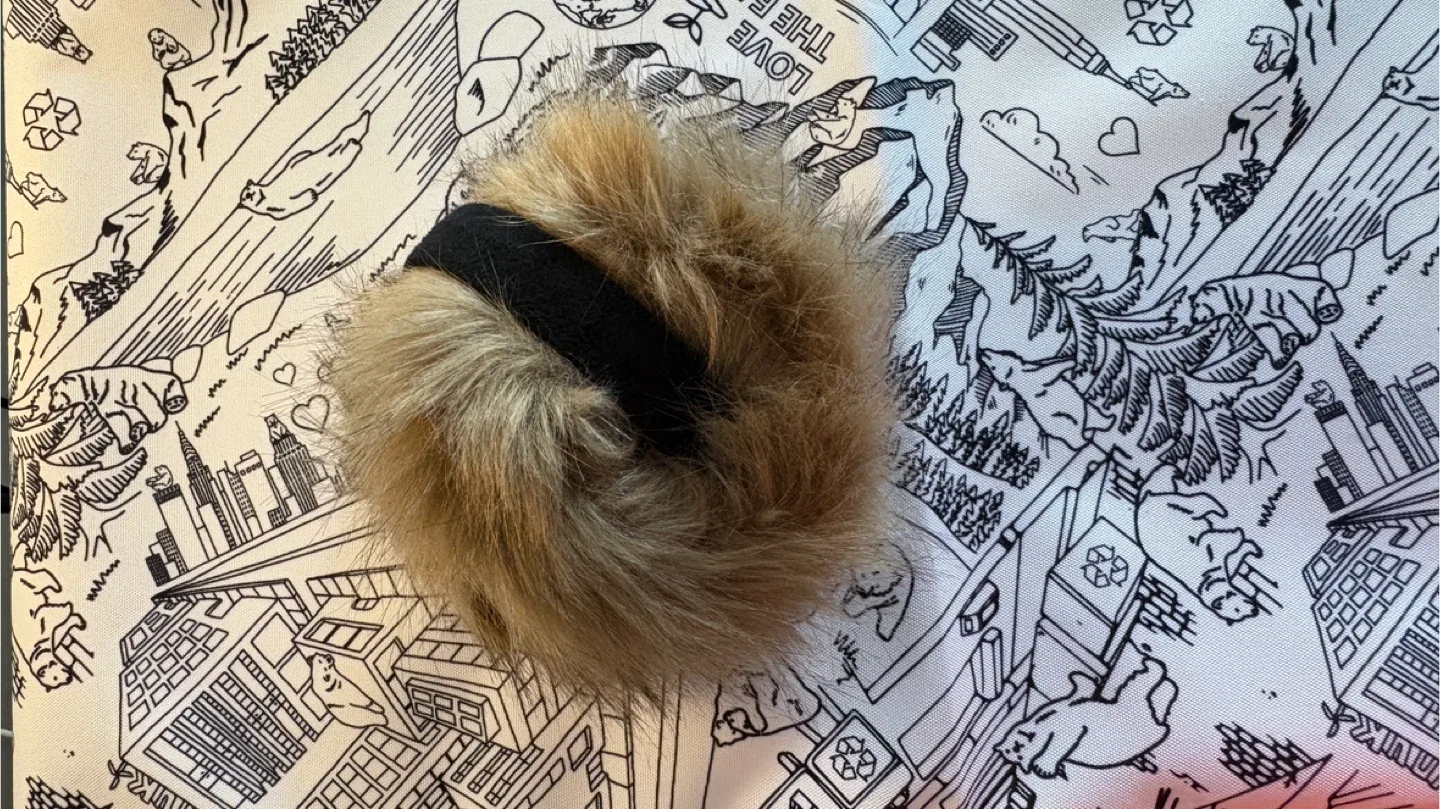 Fuzzy Earmuffs - Brown image indicator(2)