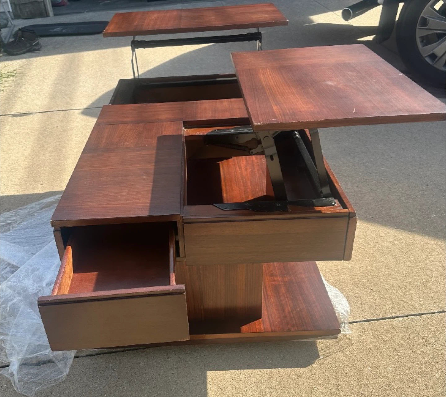 Unique Lift Top Coffee Table - photo 2