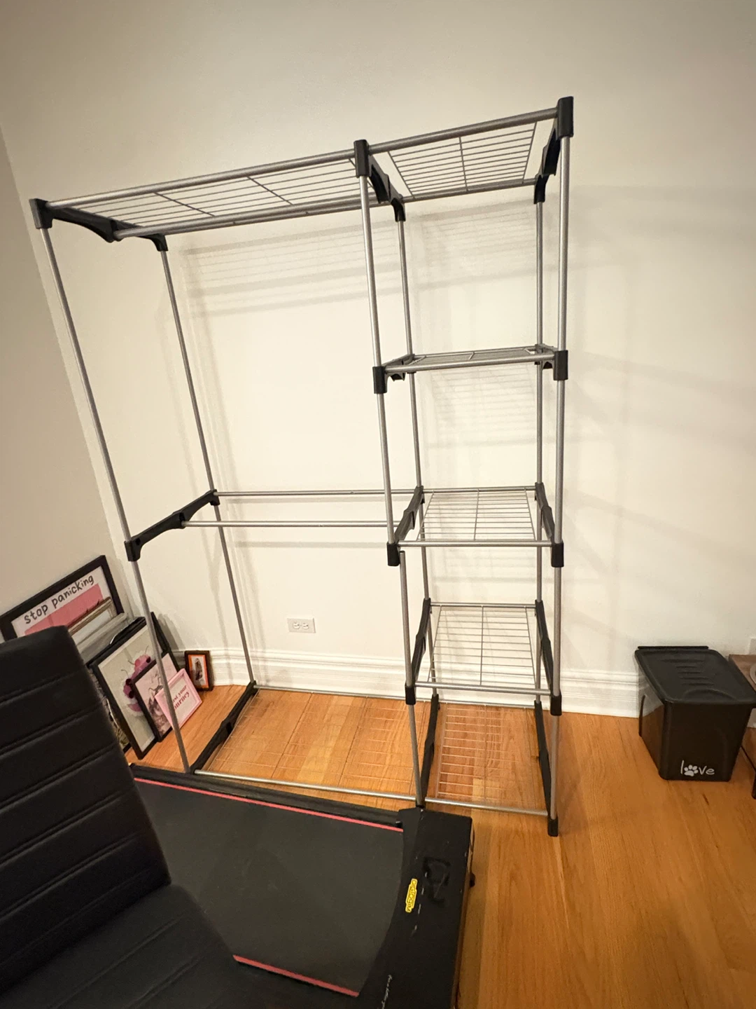 Clothes Rack with Shelves - photo 3