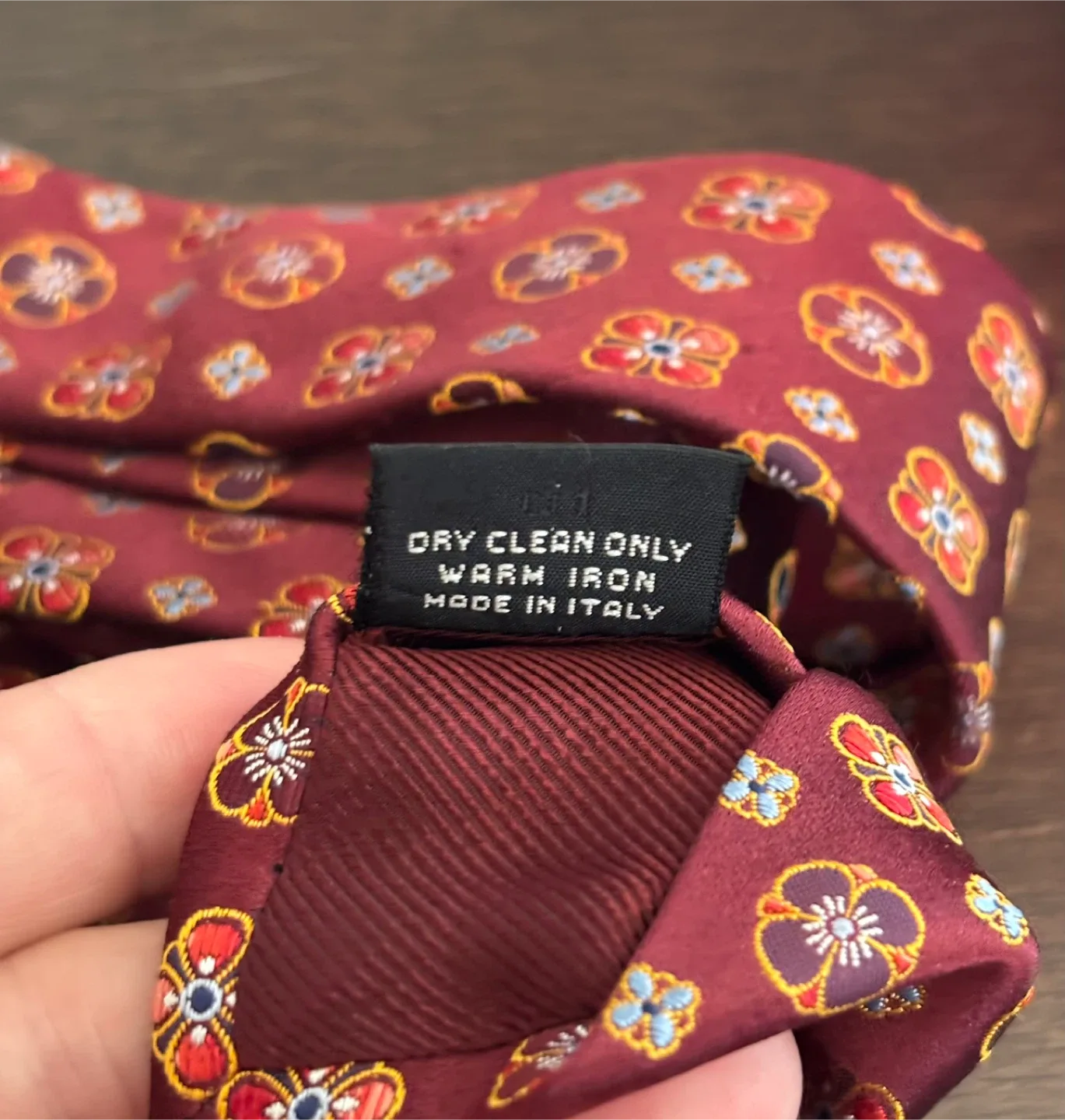 Ermenegildo Zegna 100% silk, made in Italy tie image indicator(3)