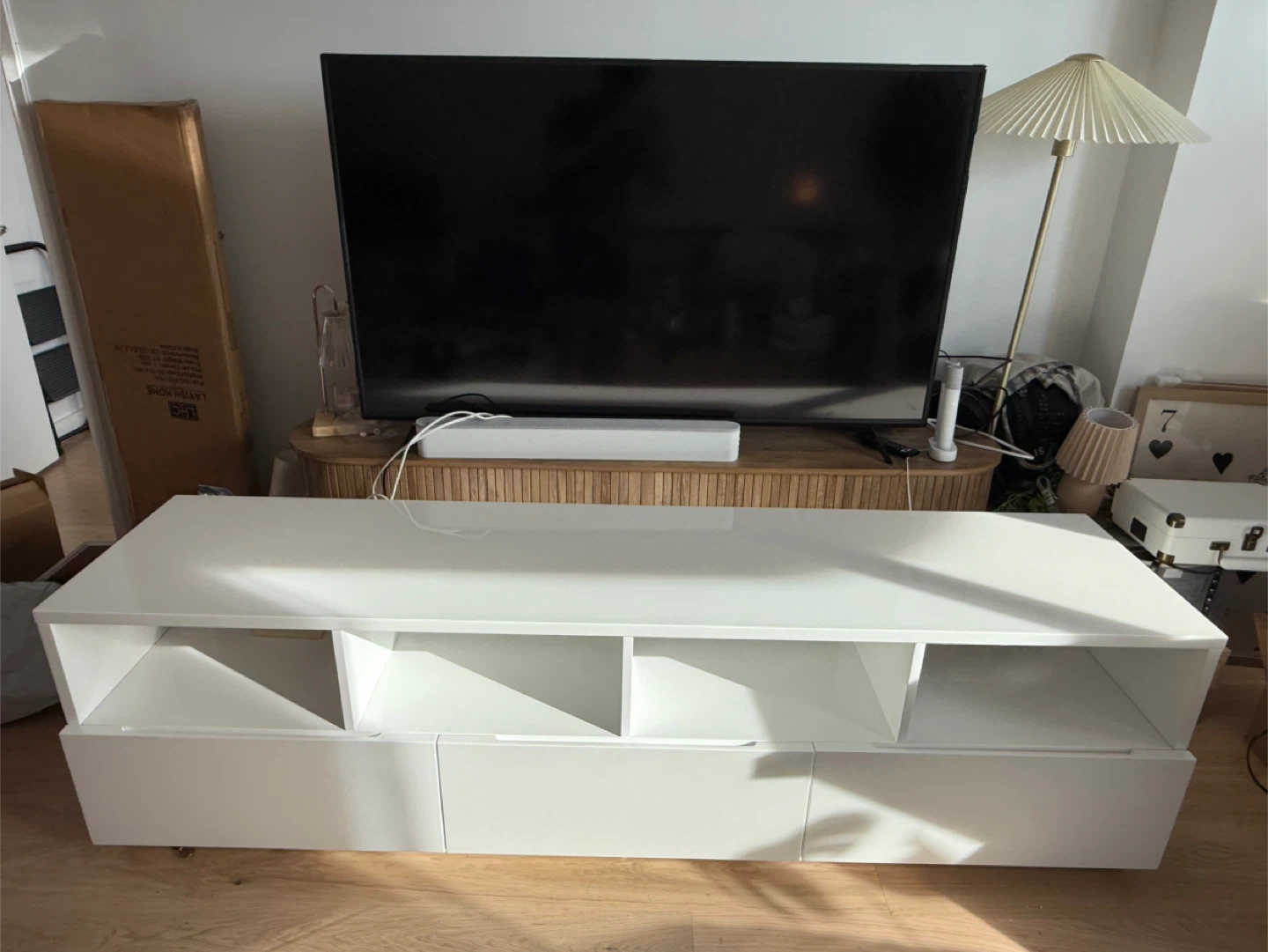 CB2 Chill media console - 80 inch
