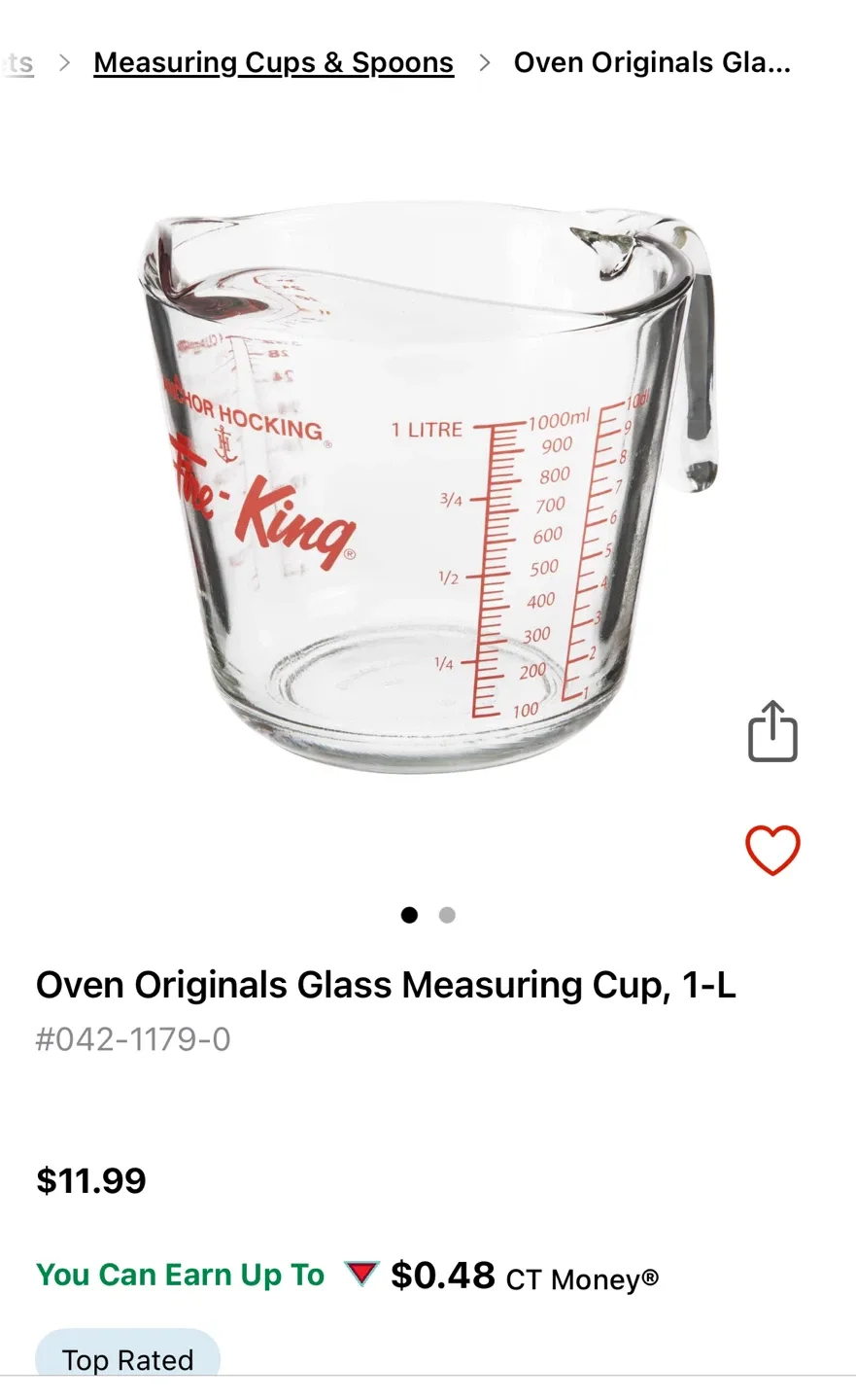 Glass Measuring Cup Large image indicator(5)