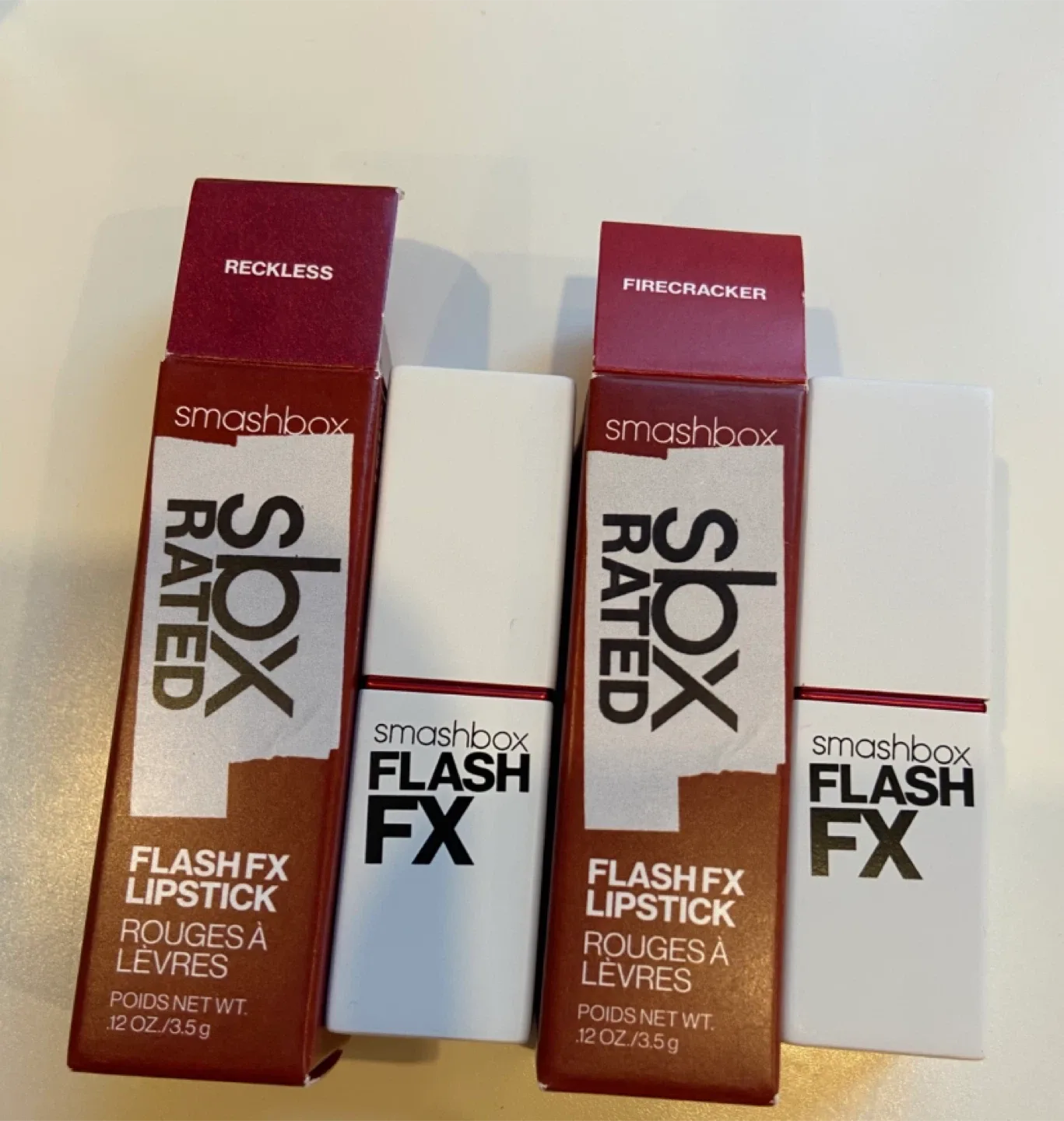 Smashbox Flash FX Lipstick - Reckless & Firecracker image indicator(2)