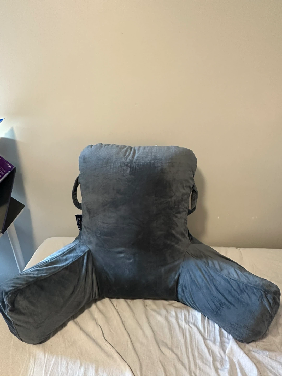 Like new- large reading pillow 32*13*24 inches