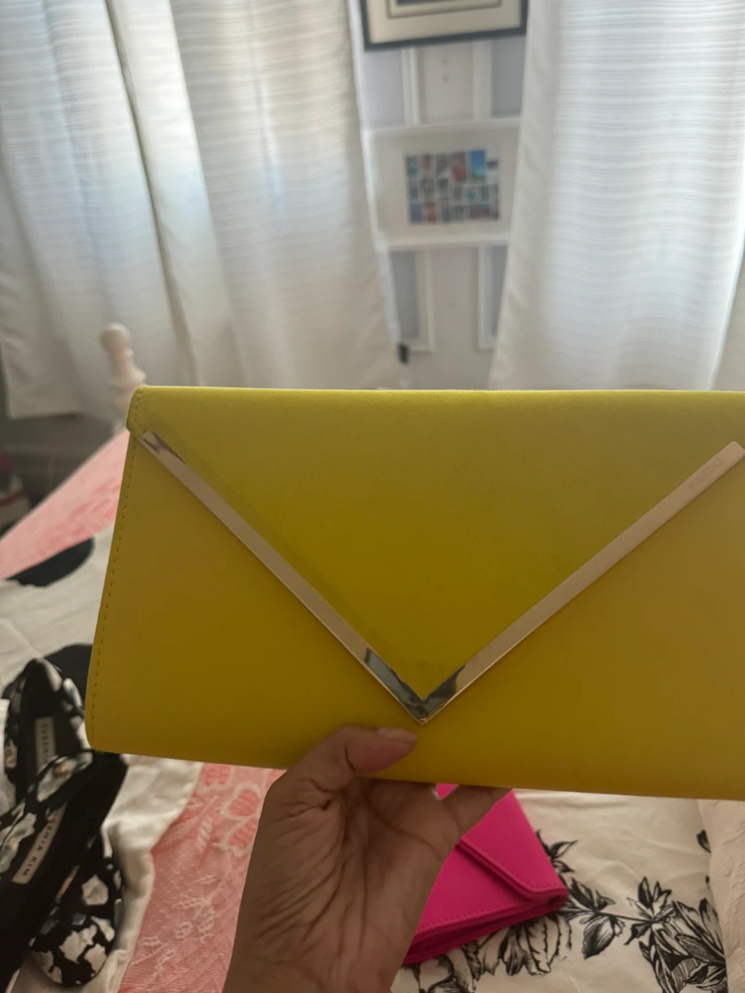 Clutch Purses - Pink, Yellow, Silver - photo 5