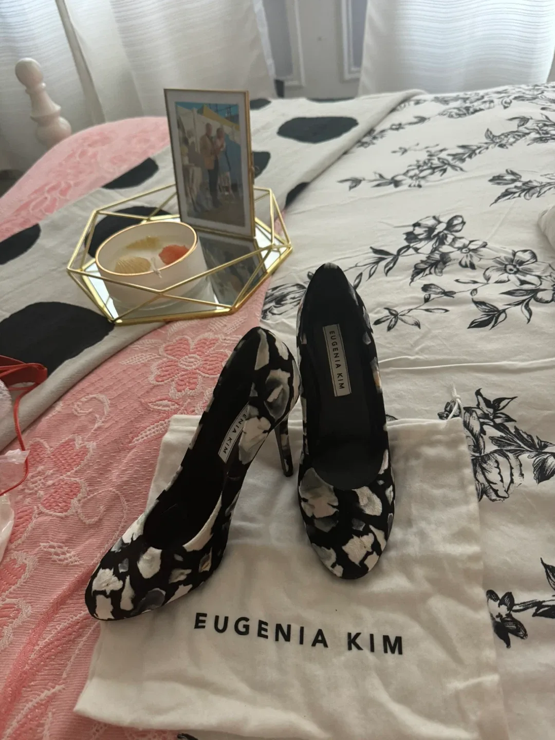 Eugenia Kim Floral Print Heels image indicator(2)
